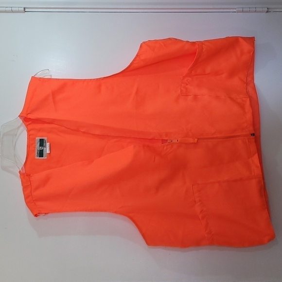 Game Hunter Neon Orange Hunting Vest Size 1X/2X - Picture 1 of 5
